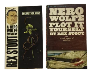 Nero Wolfe Bantam Mysteries Books - Pair