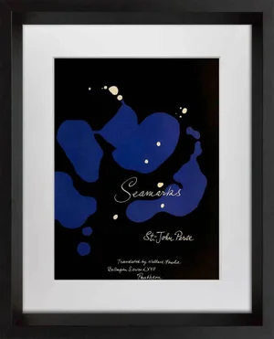 Paul Rand Original "Seamarks Book Design” Framed Print