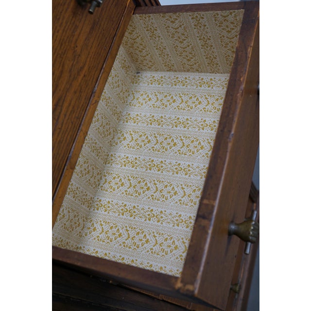 Dutch Oak Apothecary Cabinet, Mid-20th Century For Sale - Image 13 of 18