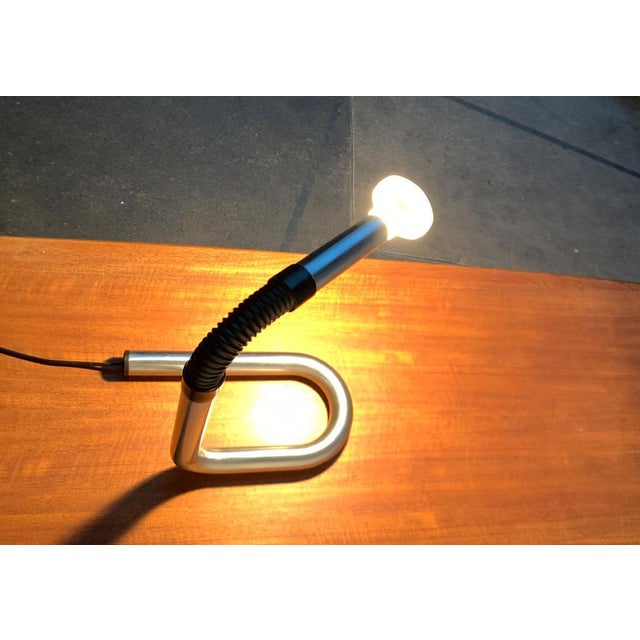 Mid-Century Italian Space Age Minimalist Table Lamp, 1960s For Sale - Image 16 of 18