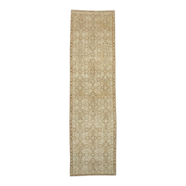 Turkish Oushak Runner Rug 2'10" x 14'2" #17940 For Sale