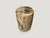Andrianna Shamaris Impressive Tiger Toned High Quality Petrified Wood Side Table For Sale - Image 4 of 5