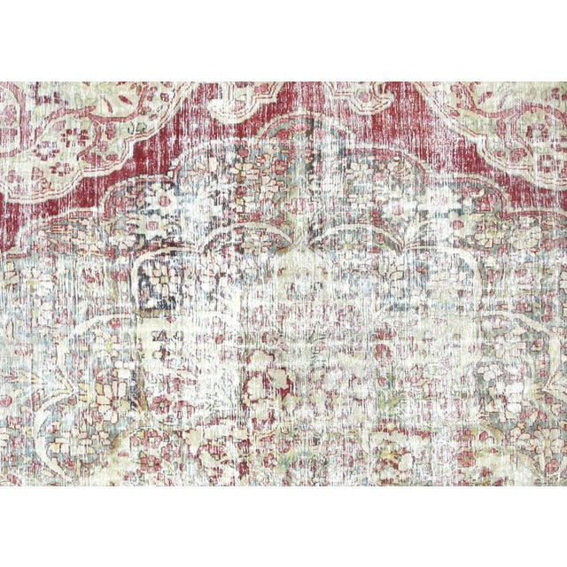 This distinguished Semi Antique Persian Kerman Rug, measuring an impressive 11'1" x 16'2", exemplifies the refined weaving...