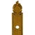 Mid 20th Century French Parisian Louis XV Style Brass Door Backplates / Escutcheons - A Pair For Sale - Image 5 of 8