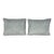 Petite Pair of Printed Linen Pillows With Belgian Linen Backs For Sale