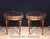 French Empire Style Gilt Side Tables with Marble Tops, Set of 2 For Sale - Image 9 of 9