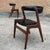 Kai Kristiansen Pair of 1960's Danish Modern Attributed to Kai Kristiansen Sculpted Walnut Compass "Fire" Chairs For Sale - Image 4 of 7