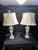 Beautiful vintage Italian- style urn table lamps- matching pair Add timeless elegance and vintage charm to your home with...