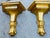 Vintage Italian Gold Wall Brackets For Sale - Image 4 of 7
