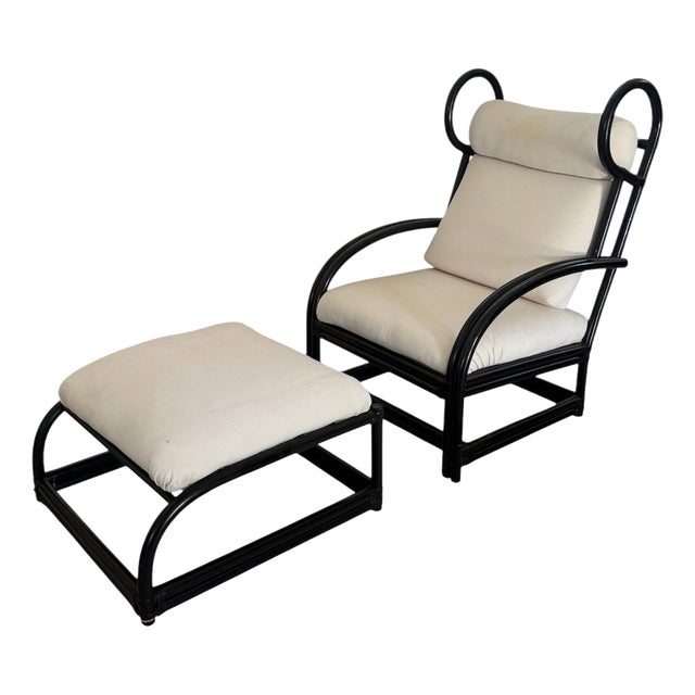 Set of Chaise Lounge and Ottoman by Piero Palange and Werther Toffoloni for Gervasoni, 1970s For Sale