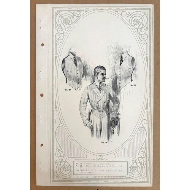 Up for sale is this vintage catalog page for smartly-dress collegians of 1921 - one of several from this catalog we are...