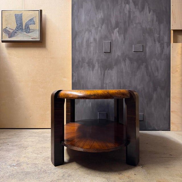 Art Deco Early 20th Century Two Tier Art Deco Coffee Table For Sale - Image 3 of 18