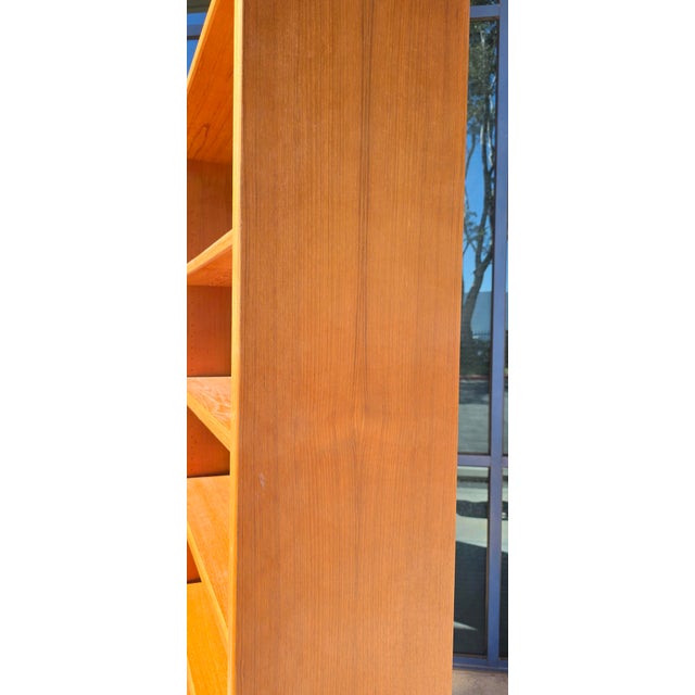Vintage Danish Mid Century Modern Bookcase Made in Denmark #2 For Sale - Image 13 of 18