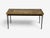 Metal Jacques Quinet Style, Coffee Table, Gold Églomisé Glass, Iron, France, 1960s For Sale - Image 7 of 16