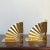 Late 20th Century Chinoiserie Brass Fan Bookends — a Set For Sale In Baltimore - Image 6 of 12