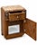 Art Deco Walnut Dressing Table Set with Marble Top and Bedside Table, 1930s, Set of 2 For Sale - Image 10 of 15