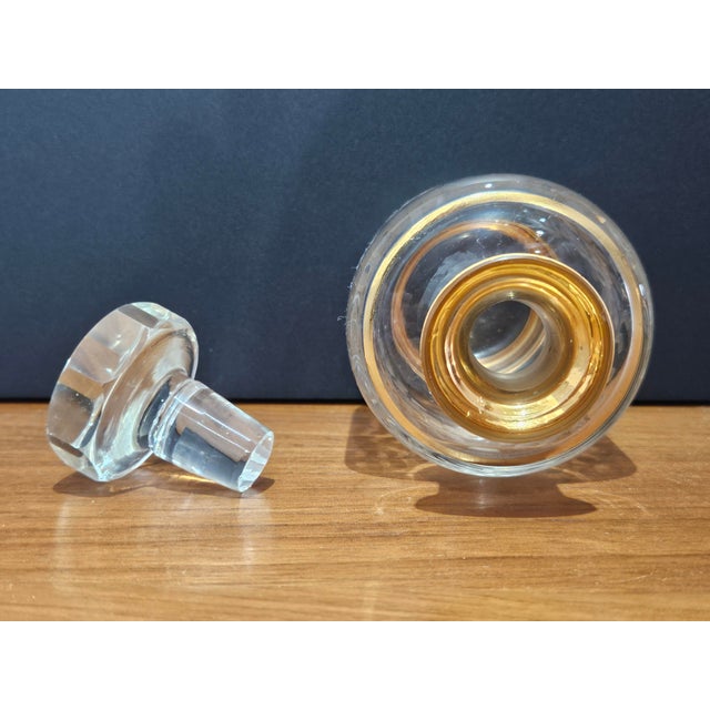 Glass French Crystal Bottle from Baccarat, 1890s For Sale - Image 7 of 9