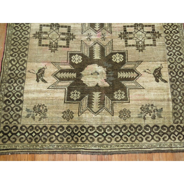 Asian Antique Vintage Turkish Room Size Rug - 5'11" x 9'8" For Sale - Image 3 of 8