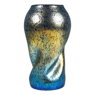 Large Antique Art Nouveau Vase by Johann Lötz Witwe, 1890s For Sale