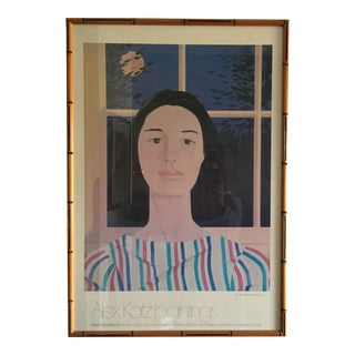 Alex Katz Gallery Exhibition Poster, Framed For Sale