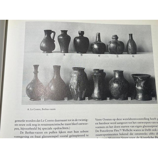 Dutch Berbas Vase by A. Le Comte for Porceleyne Fles, Delft, 1890s For Sale - Image 10 of 11
