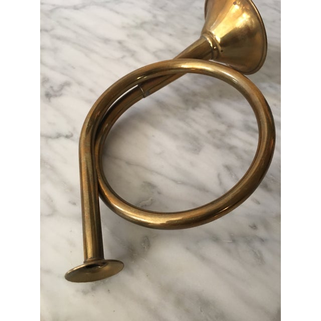 Decorative Brass French Horn Chairish