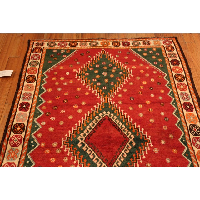 Tribal Nazmiyal Collection Vintage Persian Gabbeh Rug For Sale - Image 3 of 10