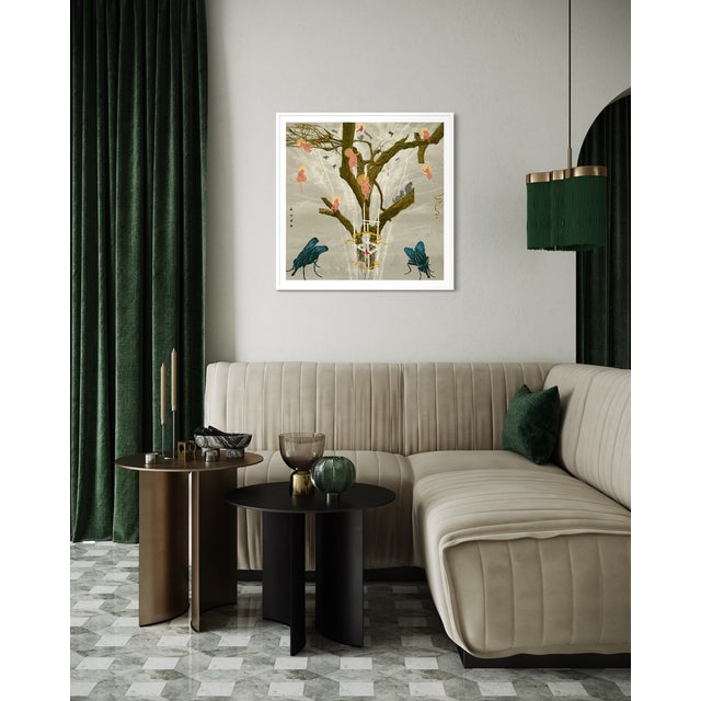 Contemporary The Gift by Steve Moors, 38"x38" Framed For Sale - Image 3 of 10