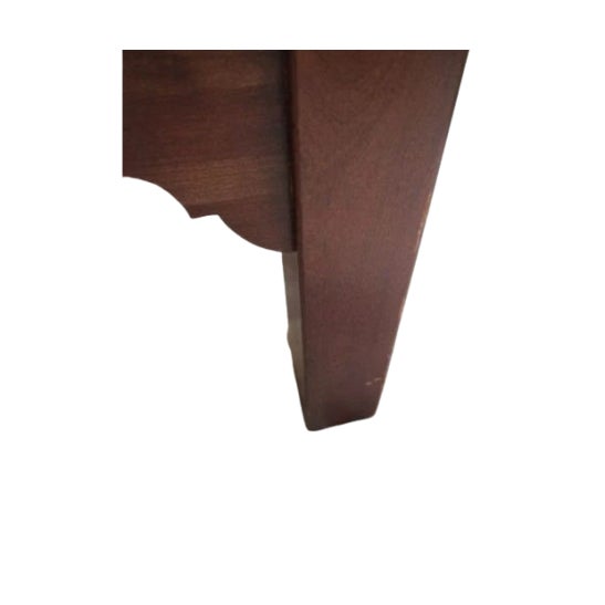 1980s Nightstand 2 Drawer Handle on Sides Solid Cherry Vaughan -Bassett Set of 2 For Sale - Image 4 of 10