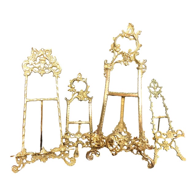 Early 21st Century Brass Victorian "Styled" Decorative Display Stands