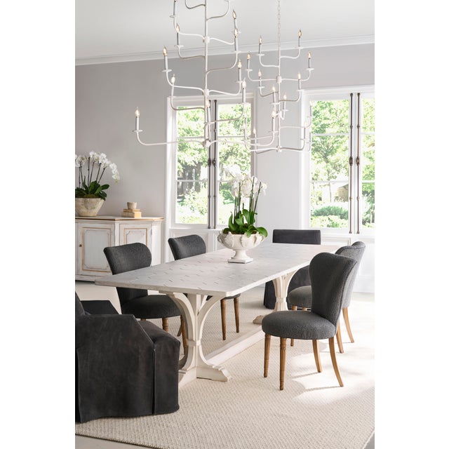 Century Furniture Tara Shaw for Century Furniture Lucca Ii 120 Dining Table - Stone Top For Sale - Image 4 of 6