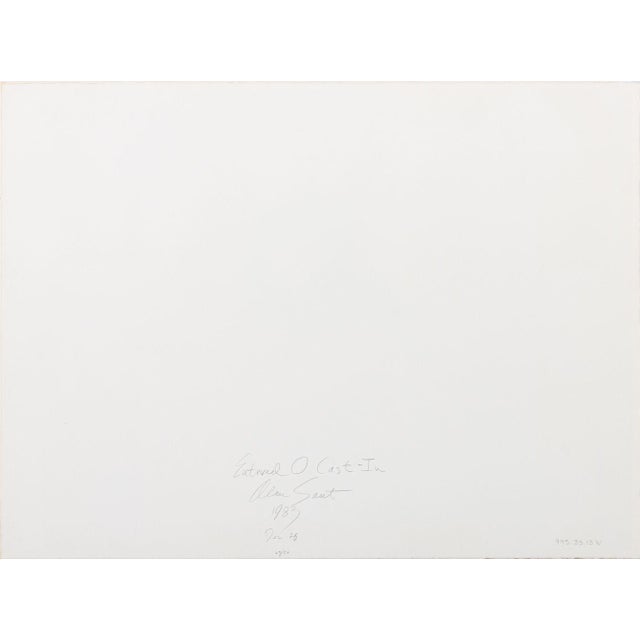 Alan Saret "Entered O Cast-In" Graphite, 1983 For Sale - Image 4 of 7