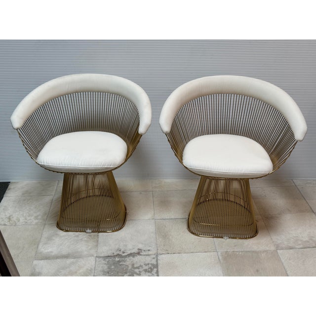 Design Plus Gallery presents a Pair of Warren Platner Style Armchairs from Eternity Modern. This duo offers a high-...