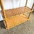 Boho Chic Mid 20th Century Boho Chic Faux Bamboo Herringbone Bookshelf/Etagere For Sale - Image 3 of 9