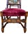 Set of Four Baroque-Style Needlepoint Chairs For Sale - Image 9 of 15