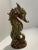 Mid 20th Century French Style Majolica Seahorse Statue For Sale - Image 4 of 7