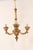 Mid 20th Century French Gilt & Carved Column Chandelier For Sale - Image 4 of 9