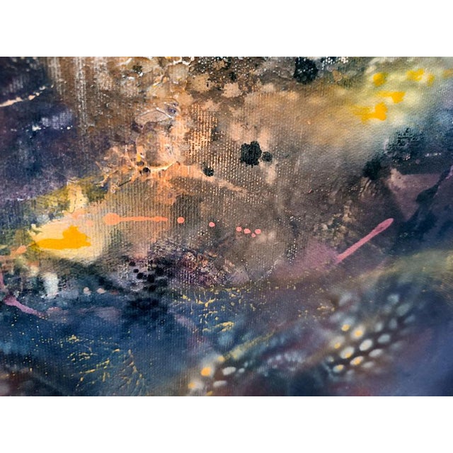 Ovidiu Kloska, This Is How the City Melts in Autumn, Mixed Media on Canvas For Sale - Image 10 of 14