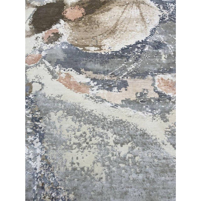 Handwoven Modern Abstract Area Rug 10x14 For Sale - Image 4 of 12