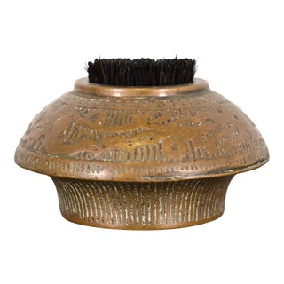 Marshall Field & Co. Antique Viking Bronze Pen Brush, Circa 1910 For Sale