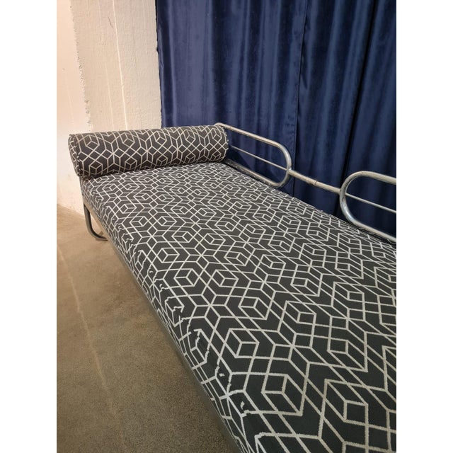 Vintage Tubular Chrome Sofa For Sale - Image 5 of 8
