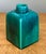 This striking Italian ceramic vase is a vibrant example of Mid-Century Modern design, featuring a bold architectural...