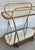 Modern Swain Co. Modern Antique Brass Bar Cart For Sale - Image 3 of 4