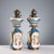 Painted Ceramic and Bronze Table Lamps, Set of 2 For Sale - Image 9 of 10
