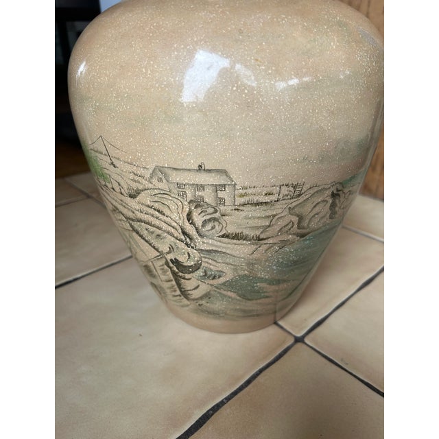 Traditional Maitland Smith Painted Urn, 2000s For Sale - Image 3 of 9
