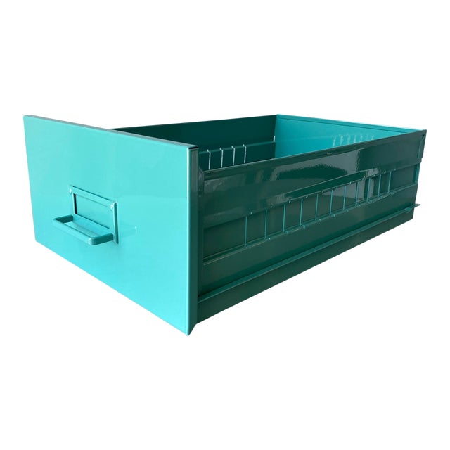 Mid Century Steel Drawer Insert, Repurposed as Organizer / Container ...
