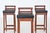 Vintage Bar Stools in Teak and Leather by Erik Buck for Dyrlund, 1960, Set of 3 For Sale - Image 10 of 18