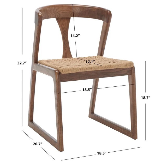 Enliven your home with the warmth and sculptural beauty of our Jamal dining chair. Our expertly crafted chair utilizes...