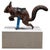 Mid-Century Industrial Aluminum Carousel Squirrel Figure on Stand, 1960s For Sale - Image 6 of 6