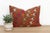 This 16x24 inch lumbar pillow is a breathtaking study in Antique Indian Folk Art, handcrafted from a salvaged Punjabi...